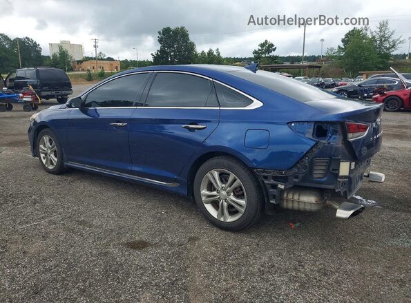 5NPE34AF7KH759791 2019 HYUNDAI SONATA Blue უკანა მარცხენა