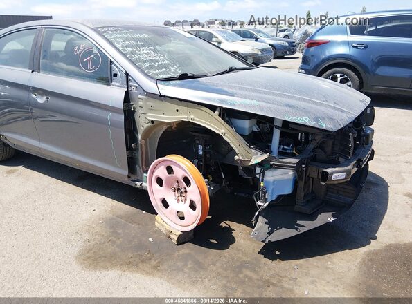 5NPE34AF7KH770273 2019 HYUNDAI SONATA Gray 