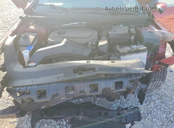 5NPE34AF7KH772461 2019 HYUNDAI SONATA Red Rear interior view