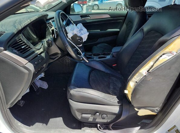 5NPE34AF7KH810836 2019 HYUNDAI SONATA White Вид салону спереду