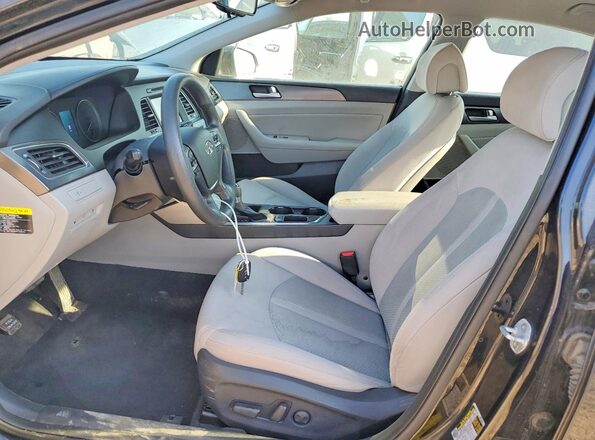 5NPE34AF8GH266757 2016 HYUNDAI SONATA Black Սալոնի դիմացի տեսք