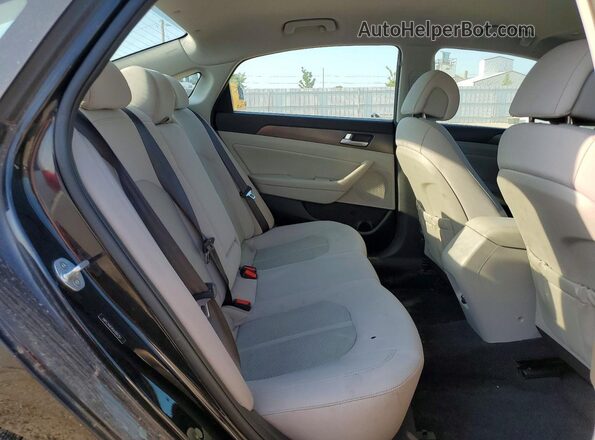 5NPE34AF8GH266757 2016 HYUNDAI SONATA Black Հետևի նստատեղերի տեսք