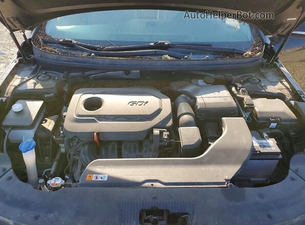 5NPE34AF8GH266757 2016 HYUNDAI SONATA Black Սալոնի հետևի տեսք
