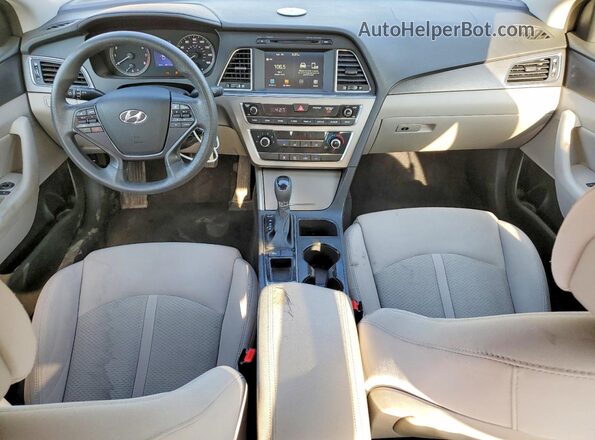 5NPE34AF8GH266757 2016 HYUNDAI SONATA Black Առջևի վահանակի տեսք