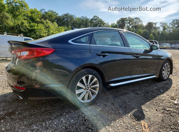 5NPE34AF8GH279010 2016 HYUNDAI SONATA Black წინა მარჯვენა