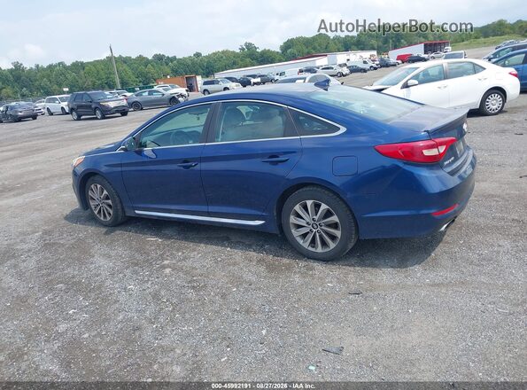 5NPE34AF8GH300163 2016 HYUNDAI SONATA Blue 360 interior view