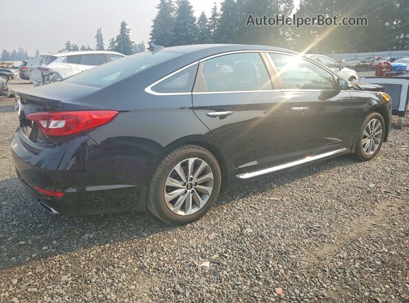5NPE34AF8GH336368 2016 HYUNDAI SONATA Black Rear right