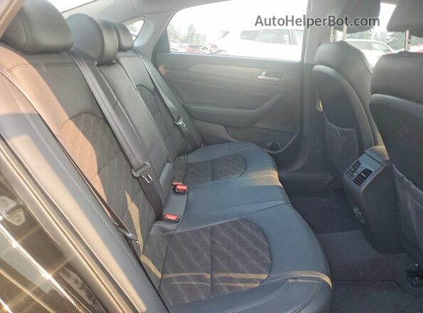 5NPE34AF8GH336368 2016 HYUNDAI SONATA Black Rear seats view