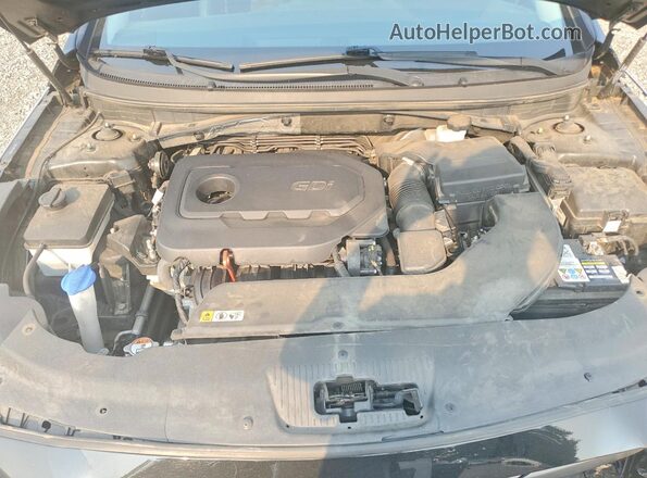 5NPE34AF8GH336368 2016 HYUNDAI SONATA Black Rear interior view