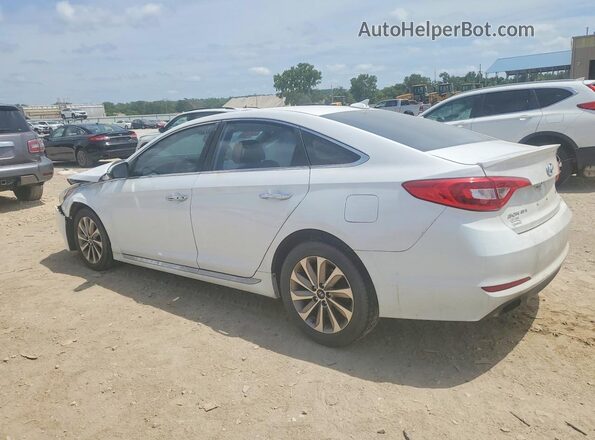 5NPE34AF8GH367216 2016 HYUNDAI SONATA White Trasero izquierdo