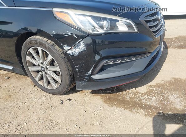 5NPE34AF8GH398689 2016 HYUNDAI SONATA Black Vista frontal