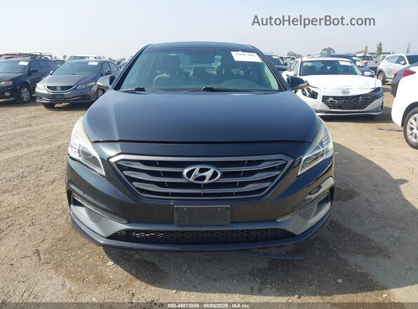 5NPE34AF8GH398689 2016 HYUNDAI SONATA Black Vista del cuadro de instrumentos