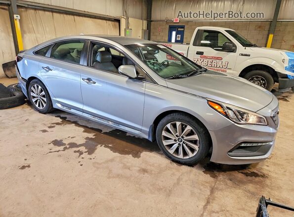 5NPE34AF8GH405849 2016 HYUNDAI SONATA Silver Առջևի աջ