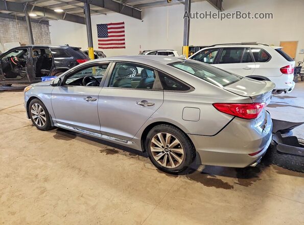 5NPE34AF8GH405849 2016 HYUNDAI SONATA Silver Հետևի ձախ