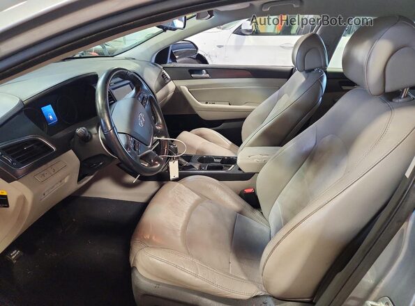 5NPE34AF8GH405849 2016 HYUNDAI SONATA Silver Սալոնի դիմացի տեսք