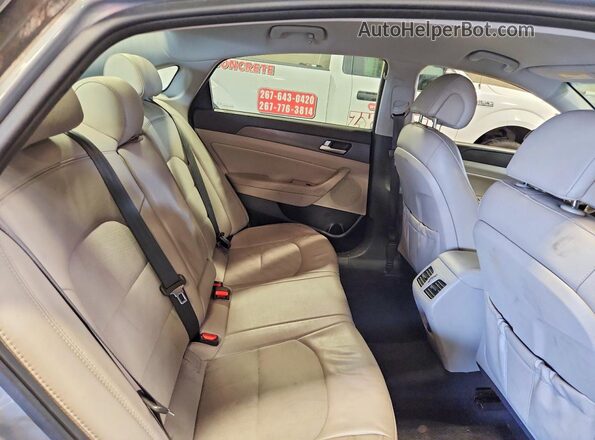 5NPE34AF8GH405849 2016 HYUNDAI SONATA Silver Հետևի նստատեղերի տեսք