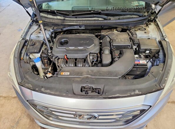 5NPE34AF8GH405849 2016 HYUNDAI SONATA Silver Սալոնի հետևի տեսք