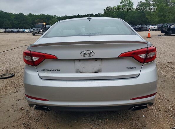 5NPE34AF8HH460187 2017 HYUNDAI SONATA Silver Widok z tyłu