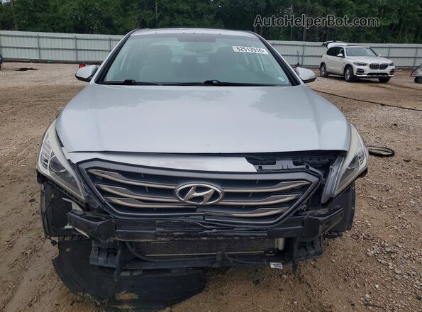 5NPE34AF8HH460187 2017 HYUNDAI SONATA Silver Widok z przodu