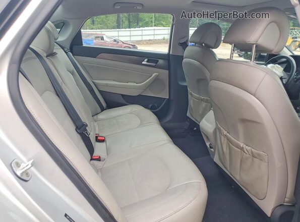 5NPE34AF8HH460187 2017 HYUNDAI SONATA Silver Widok tylnych siedzeń