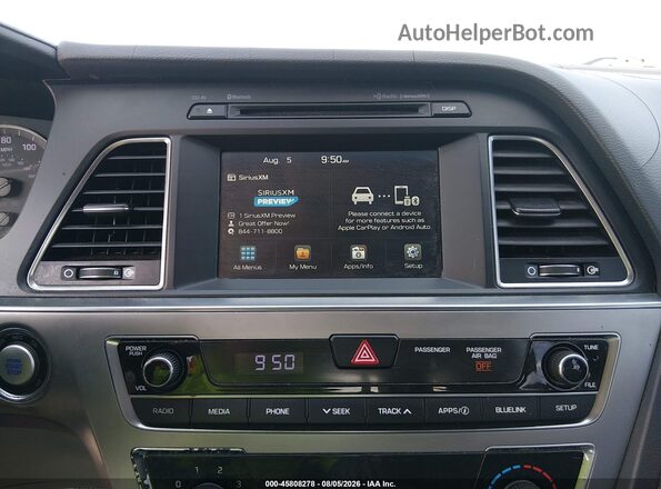 5NPE34AF8HH474820 2017 HYUNDAI SONATA Silver 
