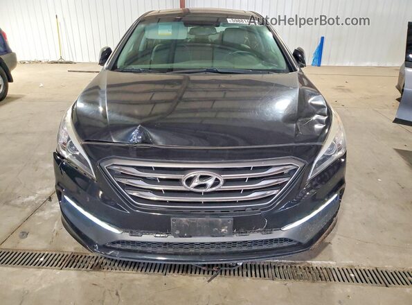 5NPE34AF8HH524812 2017 HYUNDAI SONATA Черный Вид спереди