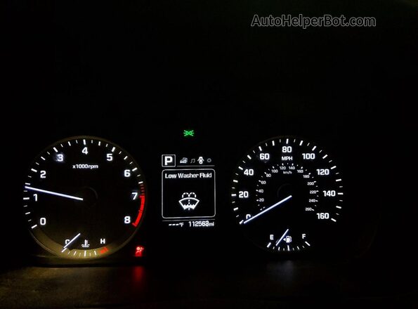 5NPE34AF8HH524812 2017 HYUNDAI SONATA Черный Вид щитка приборов