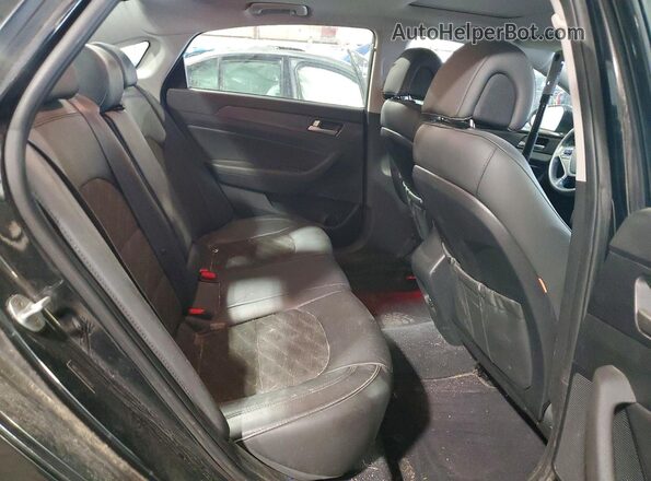 5NPE34AF8HH524812 2017 HYUNDAI SONATA Черный Вид задних сидений