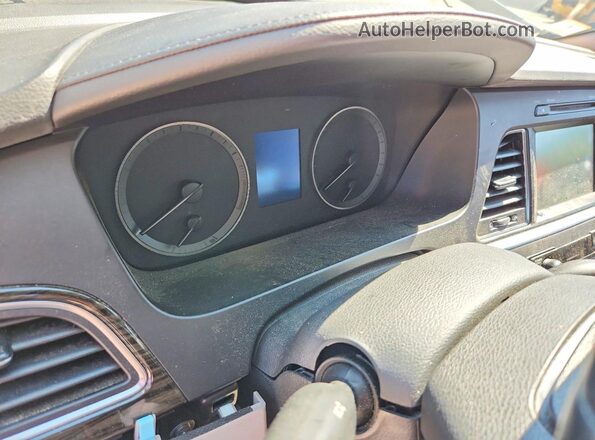 5NPE34AF8HH528066 2017 HYUNDAI SONATA Black Вид щитка приладів