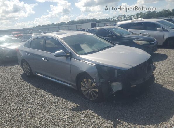 5NPE34AF8HH545840 2017 HYUNDAI SONATA Silver Delantero derecho