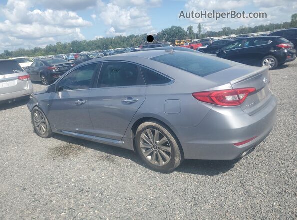 5NPE34AF8HH545840 2017 HYUNDAI SONATA Silver Trasero izquierdo