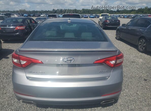 5NPE34AF8HH545840 2017 HYUNDAI SONATA Silver Vista trasera