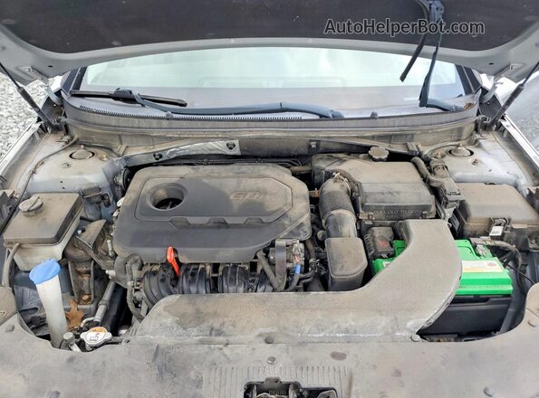 5NPE34AF8HH565540 2017 HYUNDAI SONATA Gray Սալոնի հետևի տեսք