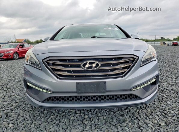 5NPE34AF8HH565540 2017 HYUNDAI SONATA Gray Դիմացի տեսք