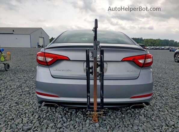 5NPE34AF8HH565540 2017 HYUNDAI SONATA Gray Հետևի տեսք