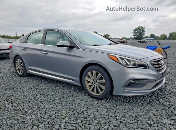 5NPE34AF8HH565540 2017 HYUNDAI SONATA Gray Առջևի աջ