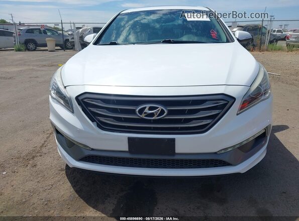 5NPE34AF8HH584329 2017 HYUNDAI SONATA Белый Вид щитка приборов
