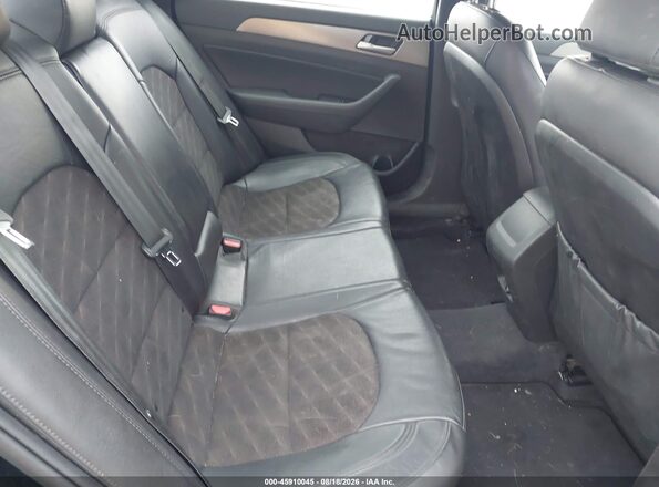 5NPE34AF8JH664171 2018 HYUNDAI SONATA Black VIN კოდის სტიკერის ხედი