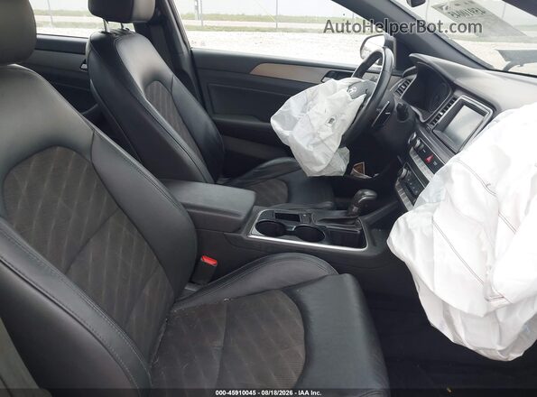 5NPE34AF8JH664171 2018 HYUNDAI SONATA Black წინა სალონის ხედი