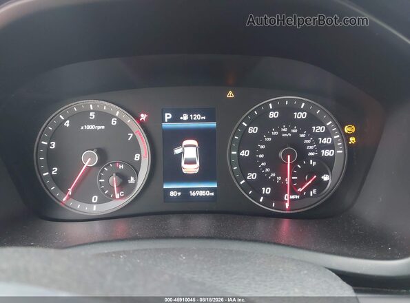 5NPE34AF8JH664171 2018 HYUNDAI SONATA Black უკანა სავარძლების ხედი