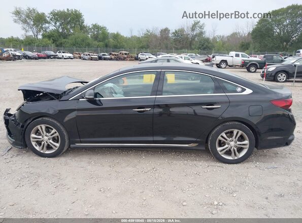 5NPE34AF8JH664171 2018 HYUNDAI SONATA Black სალონის 360-გრადუსიანი ხედი