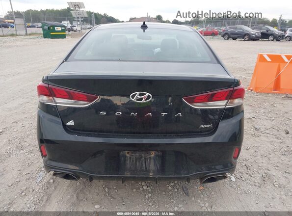 5NPE34AF8JH664171 2018 HYUNDAI SONATA Black 