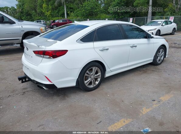 5NPE34AF8JH684579 2018 HYUNDAI SONATA White Հետևի աջ