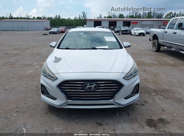 5NPE34AF8JH684579 2018 HYUNDAI SONATA White Սարքավորումների վահանակի տեսք
