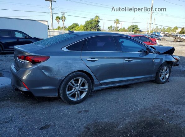 5NPE34AF8JH692763 2018 HYUNDAI SONATA Серебряный Задняя правая четверть