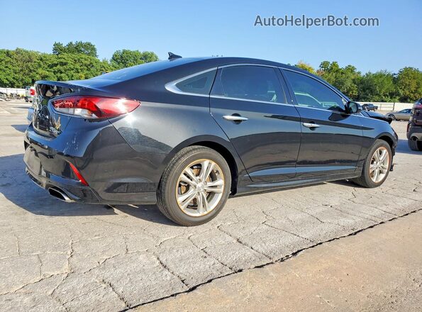 5NPE34AF8JH703373 2018 HYUNDAI SONATA Black Rear right