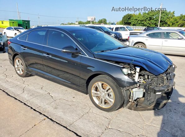 5NPE34AF8JH703373 2018 HYUNDAI SONATA Black Front right