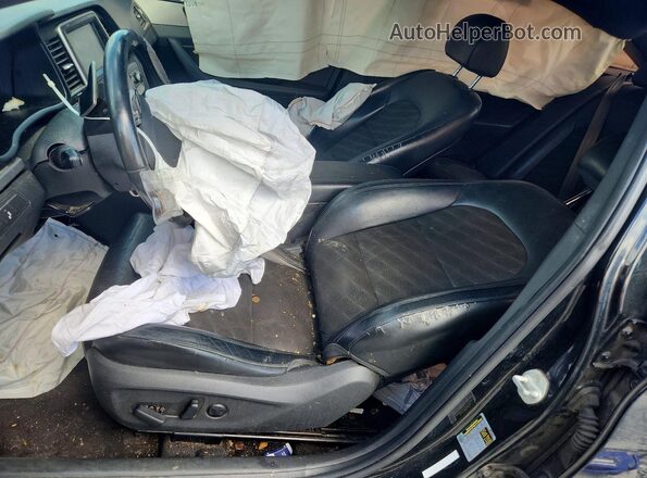 5NPE34AF8JH703731 2018 HYUNDAI SONATA Black Widok wnętrza z przodu