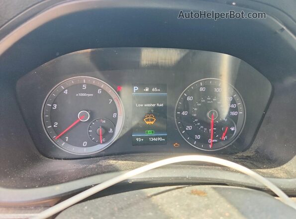 5NPE34AF8JH703731 2018 HYUNDAI SONATA Black Widok zestawu wskaźników