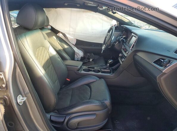 5NPE34AF8KH770475 2019 HYUNDAI SONATA Gray Вид салону спереду